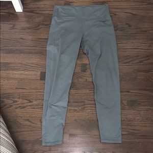 Fabletics Gray Full-Length Leggings